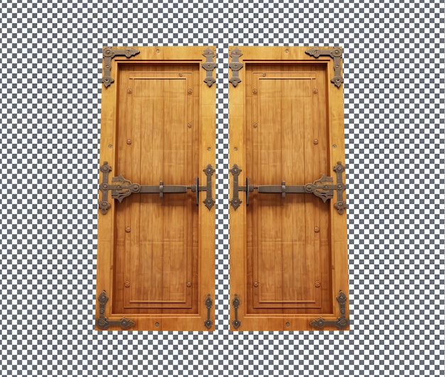 PSD different door couplets chunlian isolated on transparent background