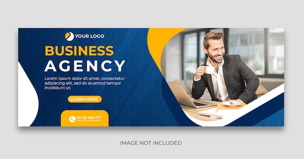 PSD digital agency social media cover banner template