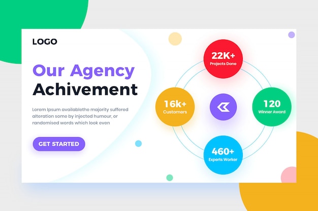 Digital agency web banner