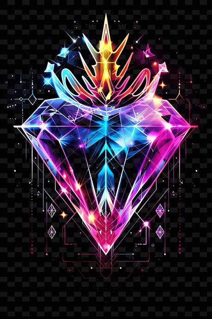 PSD a digital art of a diamond with the words quot the word quot on it