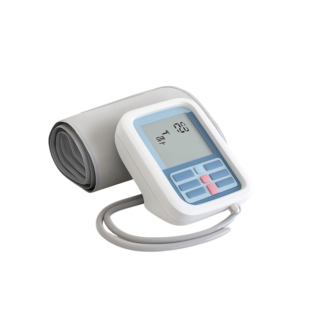 digital blood pressure monitor with cuff home healthcare device