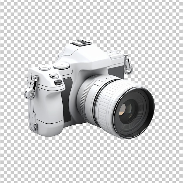 PSD icona della fotocamera digitale isolata illustrazione rendering 3d