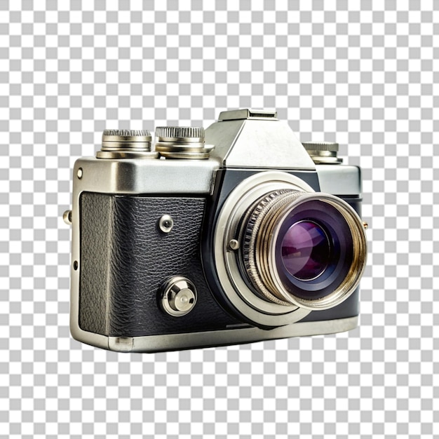 PSD digital camera isolated on transparent background