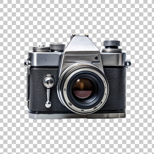 PSD digital camera isolated on transparent background