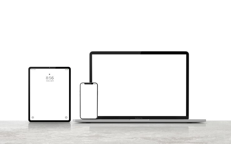 PSD digital device mockup set 