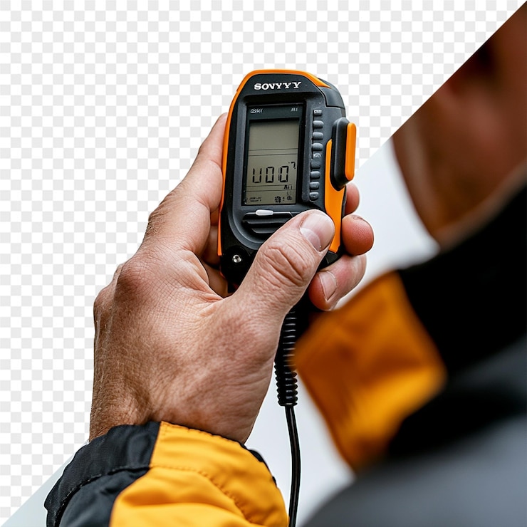 PSD a digital device with the time of 10 00