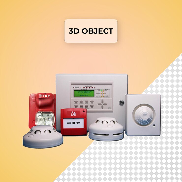 PSD a digital display of 3d model devices and a digital display