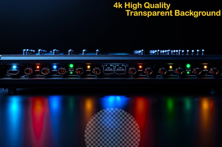 PSD a digital display of a digital device with the brand 5 - quality brand