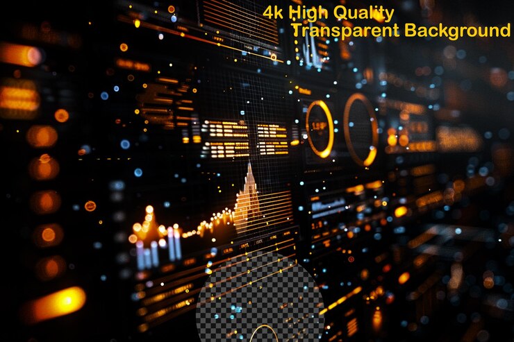 PSD a digital display shows a digital display with the words high quality on it