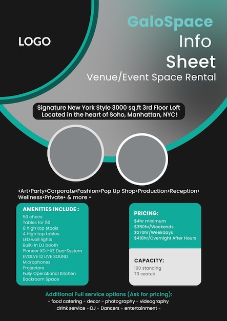 digital flyer design