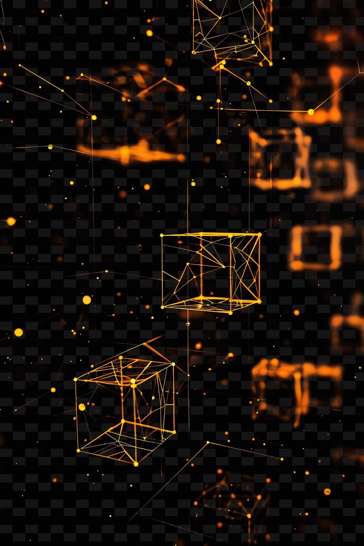 PSD a digital illustration of a cube with the words quot cubes quot on the bottom