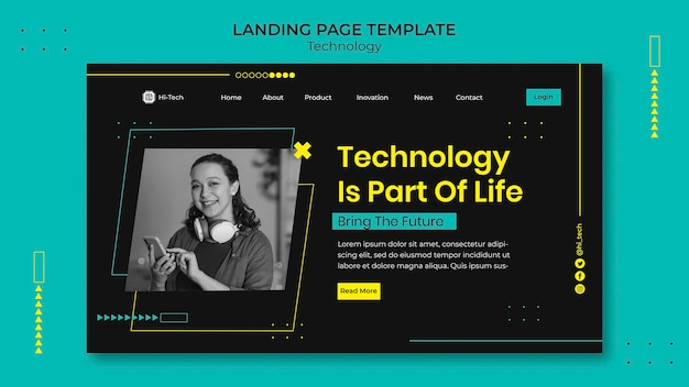 Digital innovation landing page