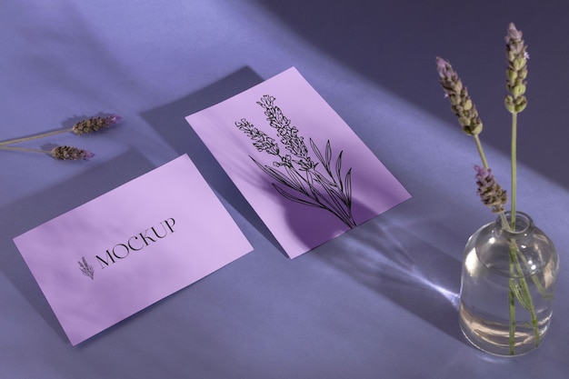 Digital lavender wedding set