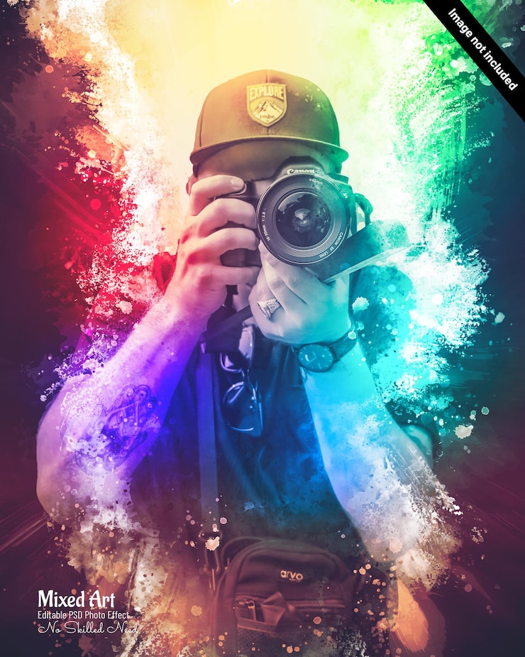 PSD digital majesty painting effects