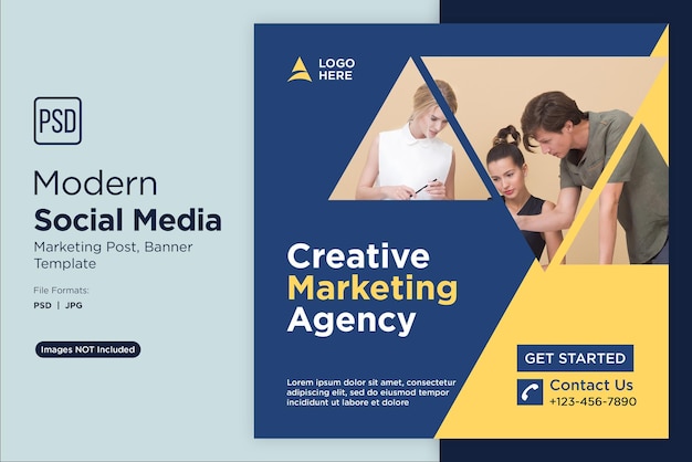 Digital Marketing Agency Business Banner Design Template