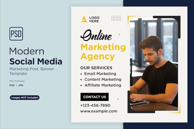 Digital Marketing Agency Business Banner Design Template