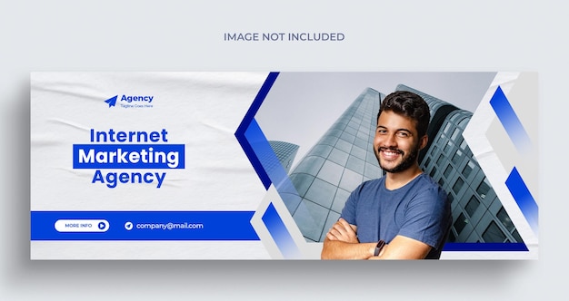 Digital marketing agency and corporate facebook cover and banner template