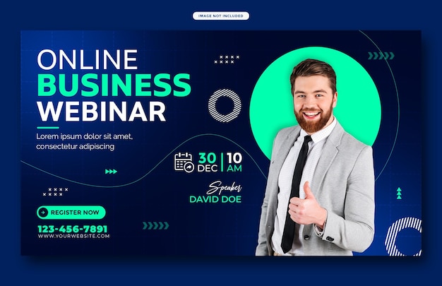 Digital marketing agency and corporate social media banner or Instagram post template design