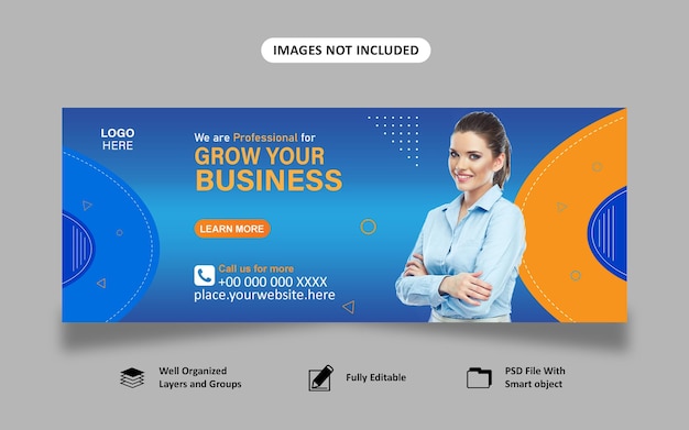 Digital marketing agency amp corporate webinar social media cover and web banner template