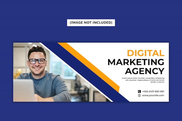 Digital Marketing Agency Facebook Cover Page Template