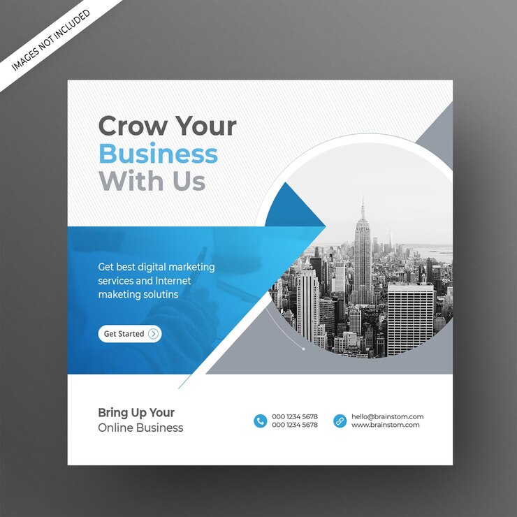 PSD digital marketing agency flyer premium psd