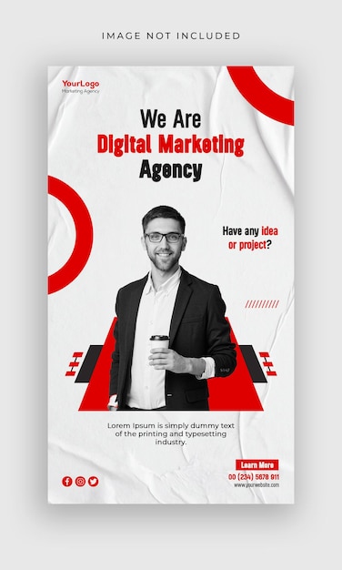 Digital marketing agency instagram story template