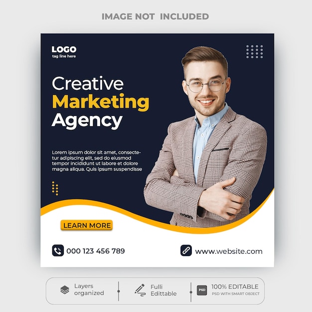 Digital Marketing Agency Promotion Instagram post