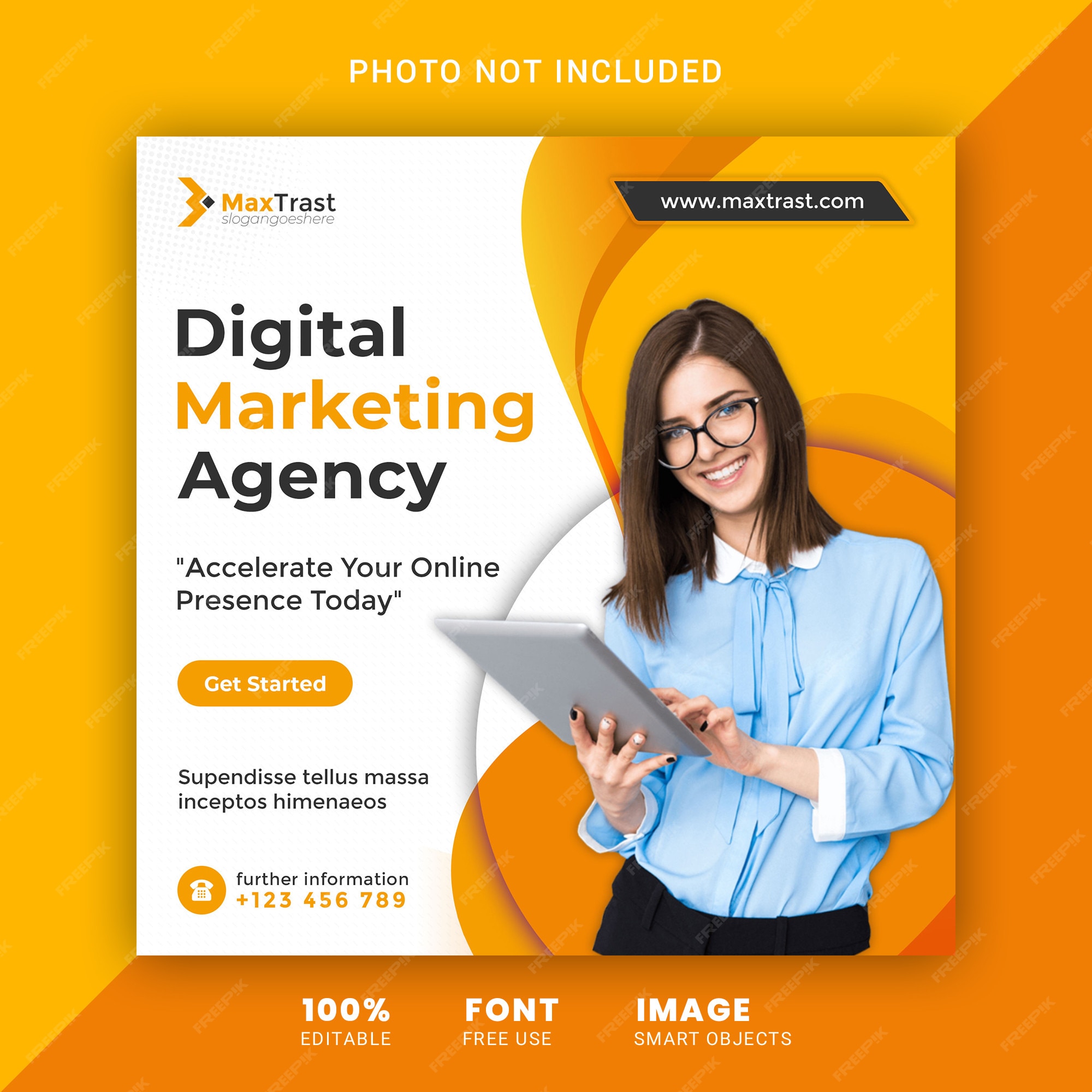 Premium Psd Digital Marketing Agency Social Media Banner