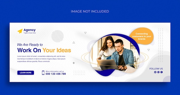 Digital marketing agency social media instagram web banner or square flyer template