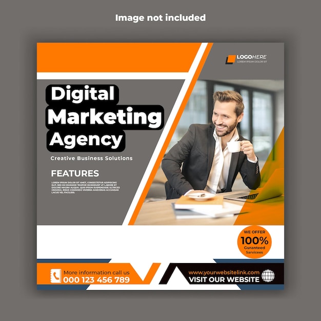 Digital marketing agency social media post design