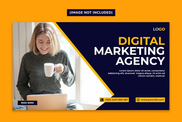 digital marketing agency web banner template
