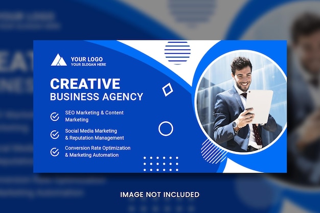 PSD digital marketing banner cover facebook