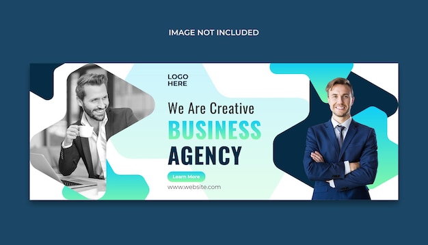 PSD digital marketing business agency facebook cover or web banner template