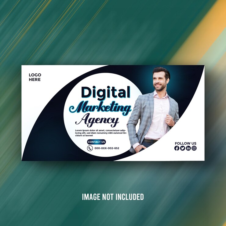PSD digital marketing business corporate social media post template