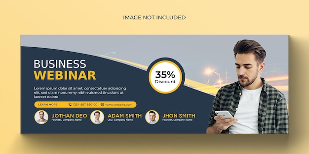 Digital marketing corporate social media facebook cover template