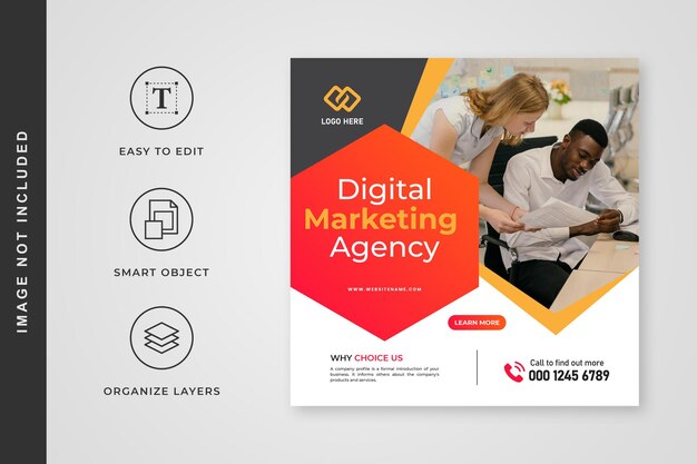 Digital Marketing Flyer Template