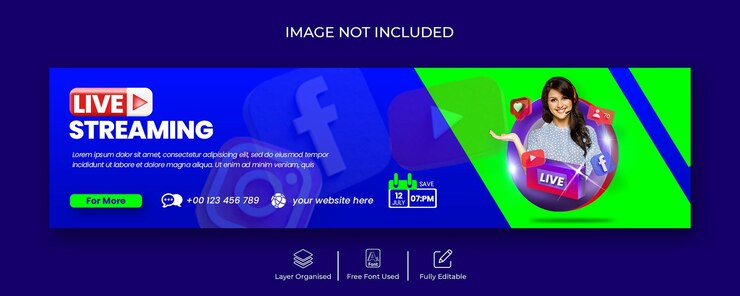 PSD digital marketing live webinar and corporate website banner template