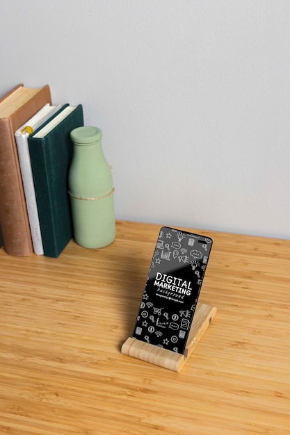 Digital marketing phone mock-up