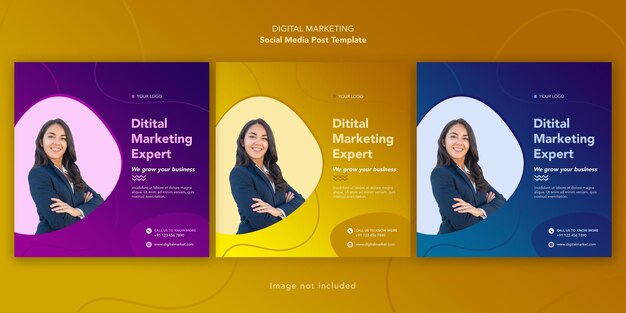 Digital marketing post template