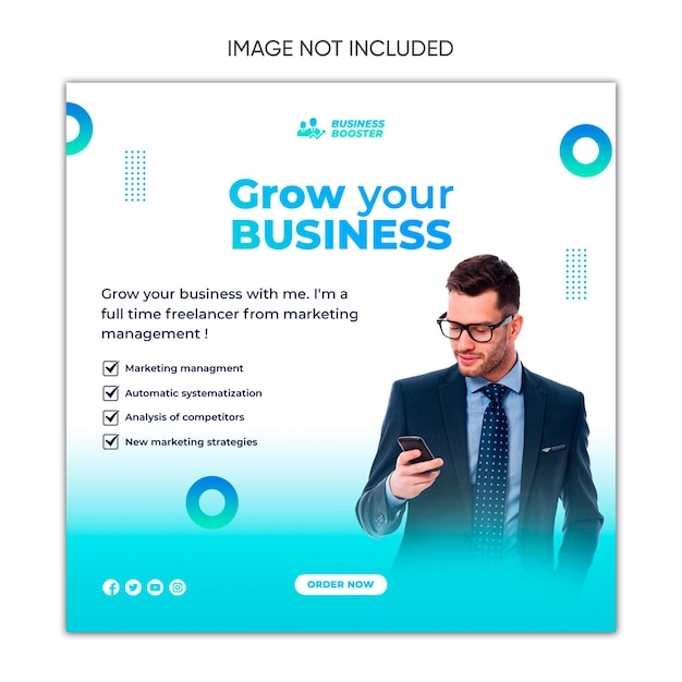 digital marketing social media post design instagram facebook