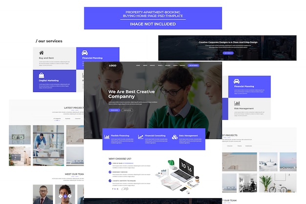 PSD digital marketing template