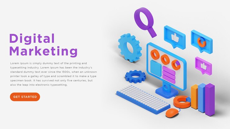 PSD digital marketing website banner design
