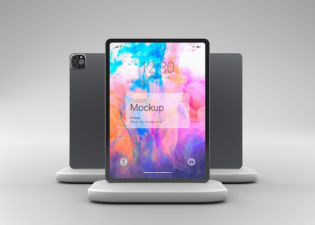 Digital mobile phone screen mockup