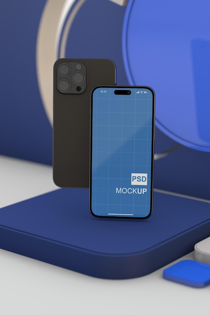 Digital phone mockup display