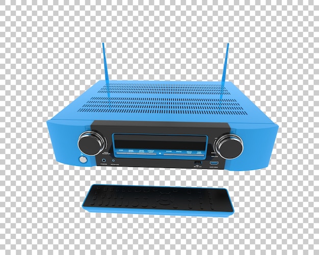 PSD digital player isolated on transparent background 3d rendering illustration