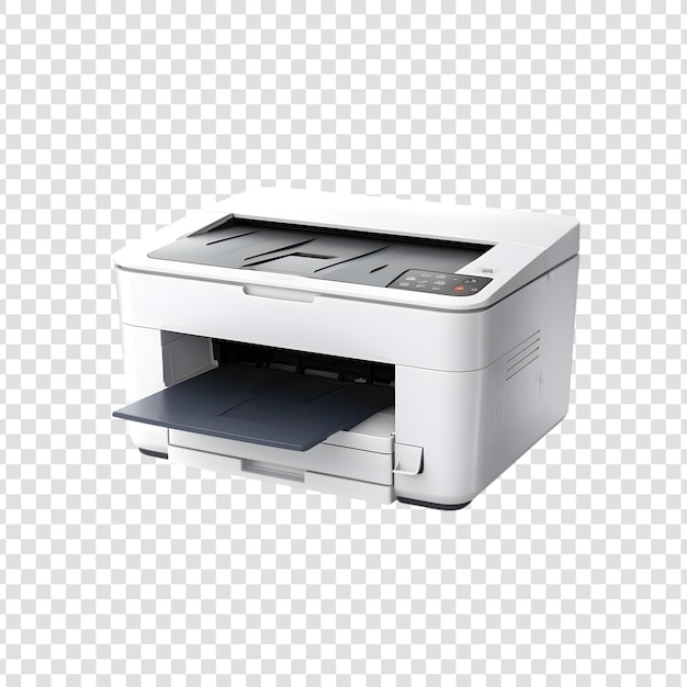 PSD digital printer isolated on transparent background