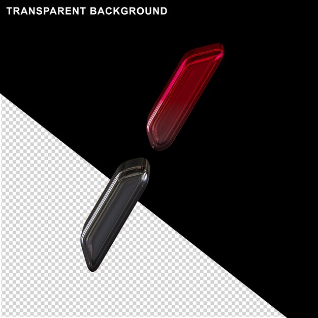 digital red and black symbol