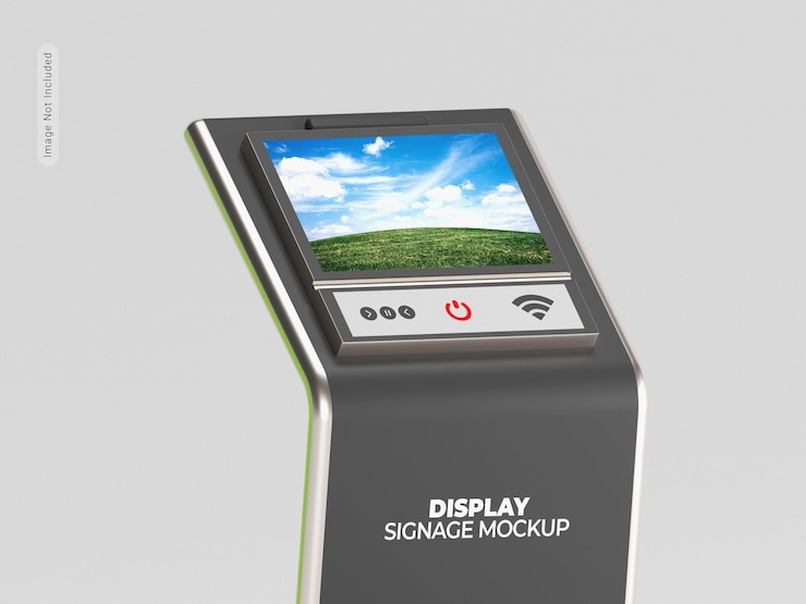 PSD digital signage mockup