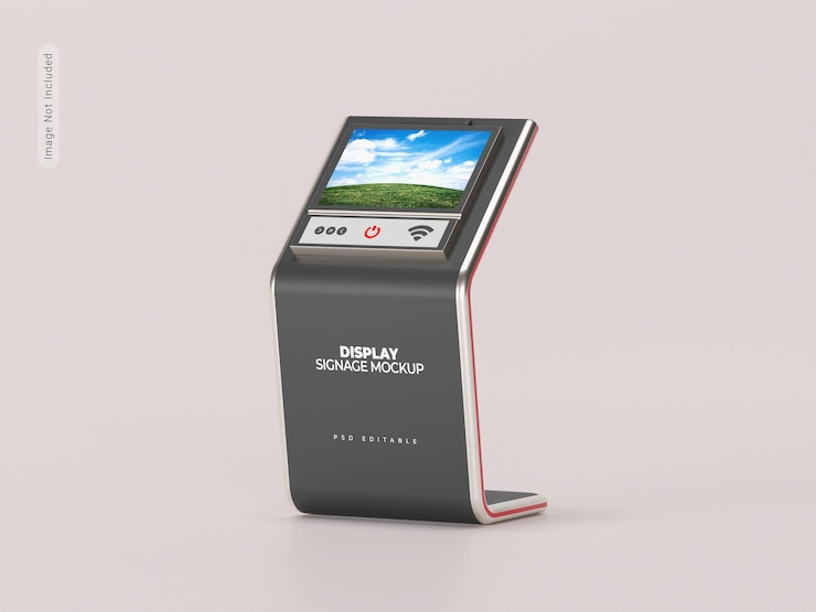 PSD digital signage mockup