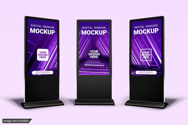 digital signage mockup